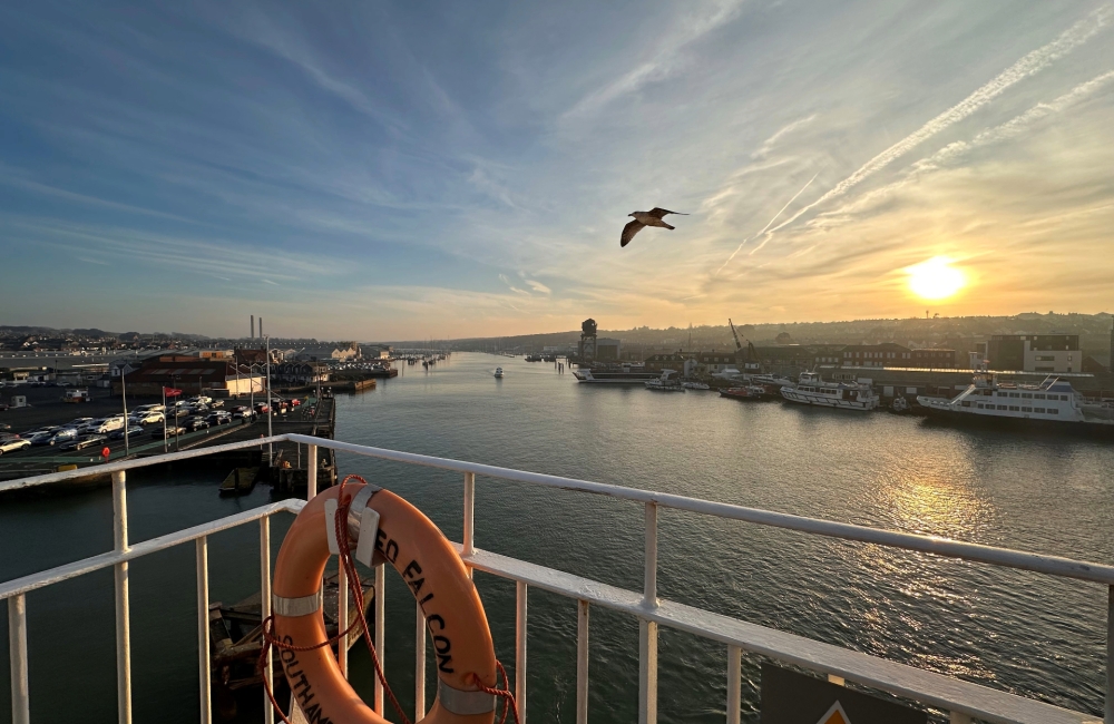 Departing East Cowes