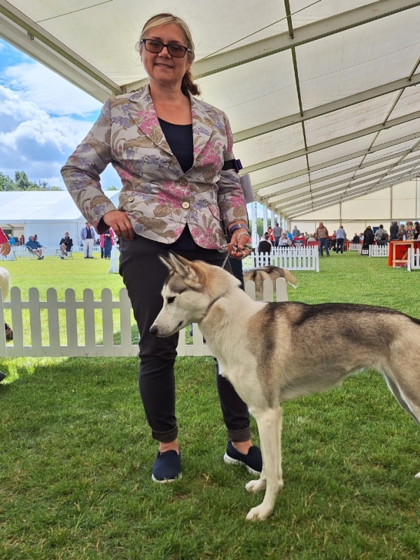 Julie Platt and Husky