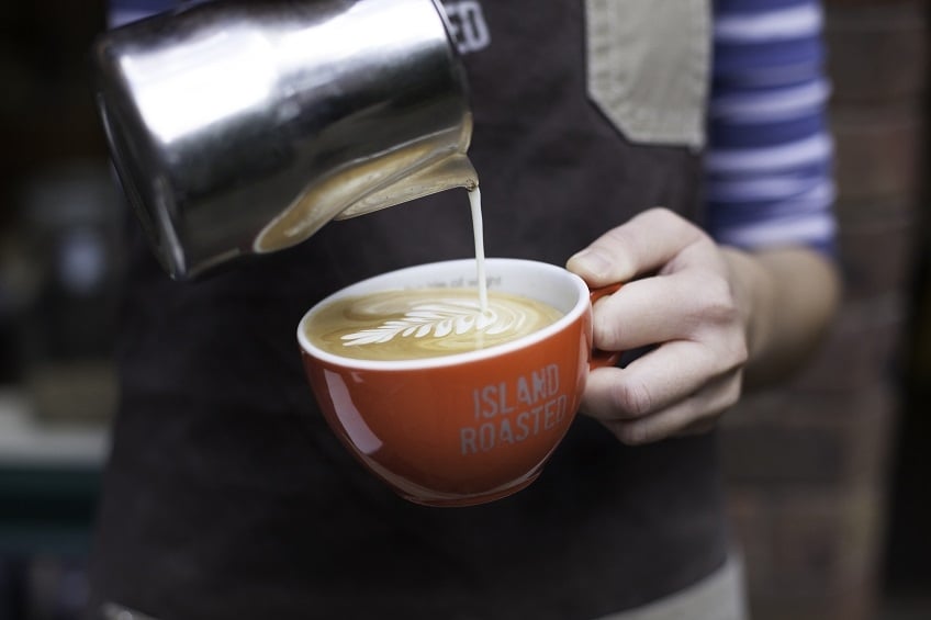 coffee being poured