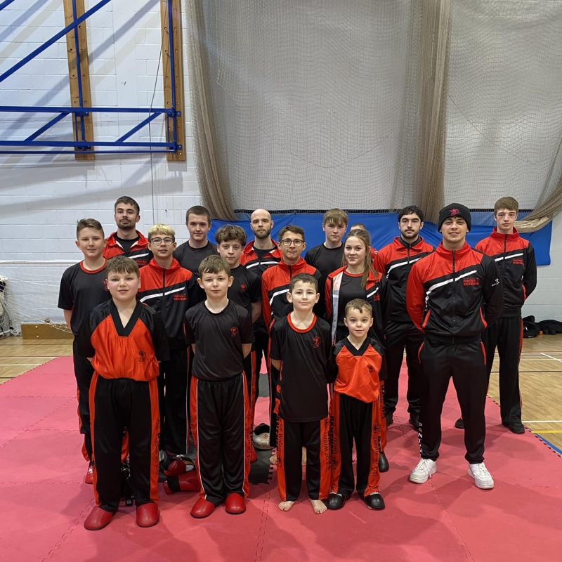 Isle of Wight Panther Kickboxing Club group picture