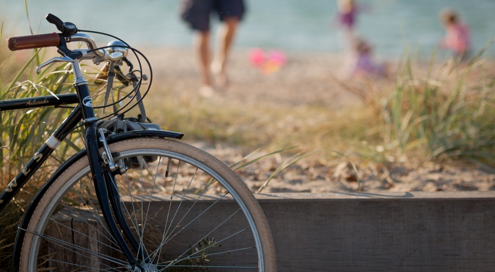 bicycle by the beach